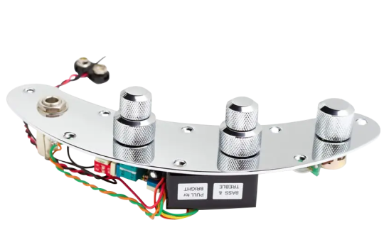 John East MM-Style MMSR 3 Knob 3 Band Chrome